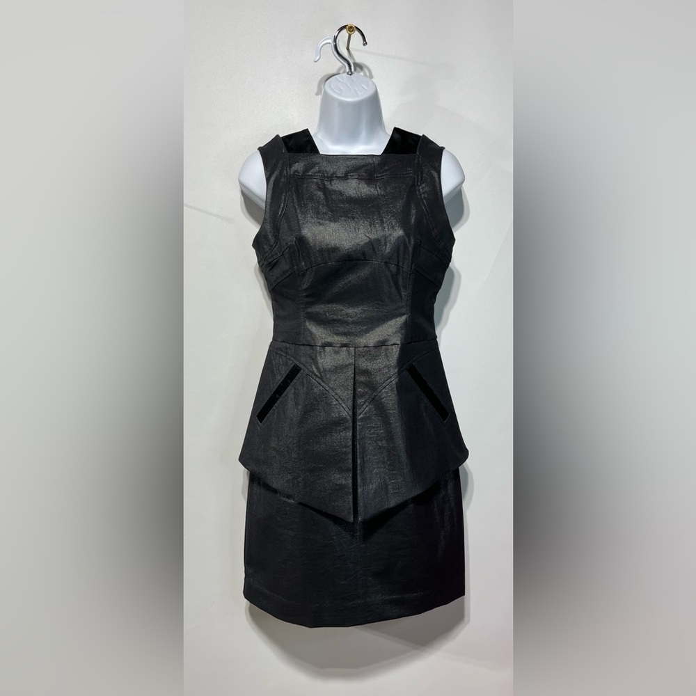 2B.Rych Black‎ Stunning Modern Mini Dress Women’s Size 2